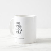 Aangepast, bewerkbaar, branding koffiemok (Voorkant links)