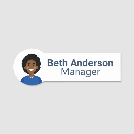 Aangepast bewerkbaar naamplaatje (Voorkant)