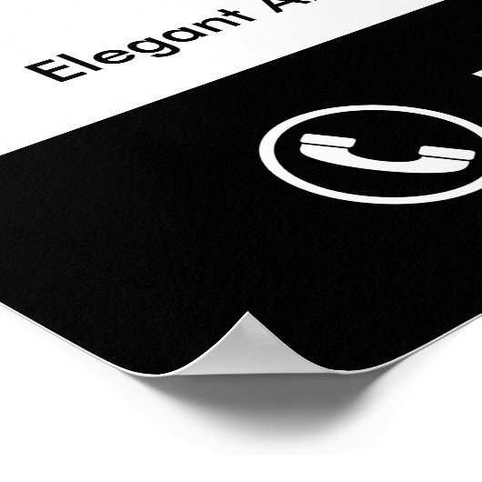 Aangepast bewerkbaar Poster voor onroerend goed (Hoek)