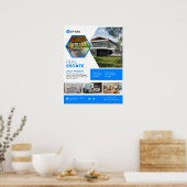 Aangepast bewerkbaar Poster voor onroerend goed (Keuken)