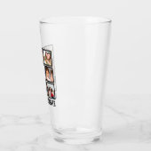 Aangepast BFF Beste vrienden voor 8 Foto collage Glas (Links)