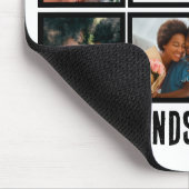 Aangepast BFF Beste vrienden voor 8 Foto collage Muismat (Hoek)