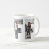 Aangepast BFF Beste vrienden voor altijd 3 Foto co Koffiemok (Voorkant rechts)