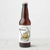 Aangepast Bier Etiket (Voorkant)