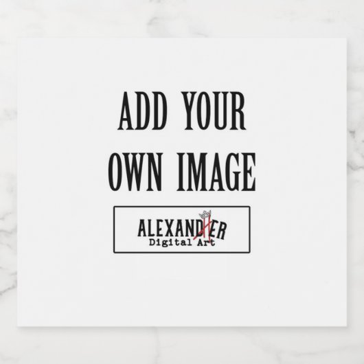 Aangepast Bier Etiket (Enkel label)