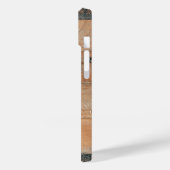 Aangepast bijtend hout, textiel en meer monogram Case-Mate iPhone case (Achterkant / Links)