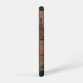 Aangepast bijtend hout, textiel en meer monogram samsung galaxy hoesje (Rechterkant)