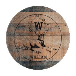 Aangepast bijtend hout, textiel en meer monogram snijplank