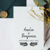 Aangepast bijtende bruidbruinbruidebruinnamen huwe rubberstempel