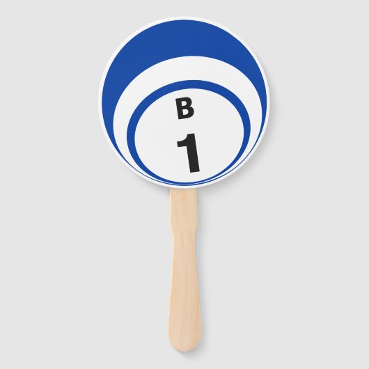 Aangepast - Bingo Ball Hand Fan U selecteert de nu Handwaaier (Voorkant)