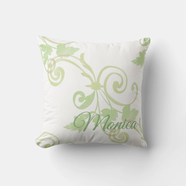 Aangepast bladeren kussen (Voorkant)