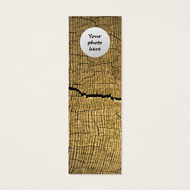 Aangepast Bladwijzer voor crack Mini Visitekaartjes (Voorkant)