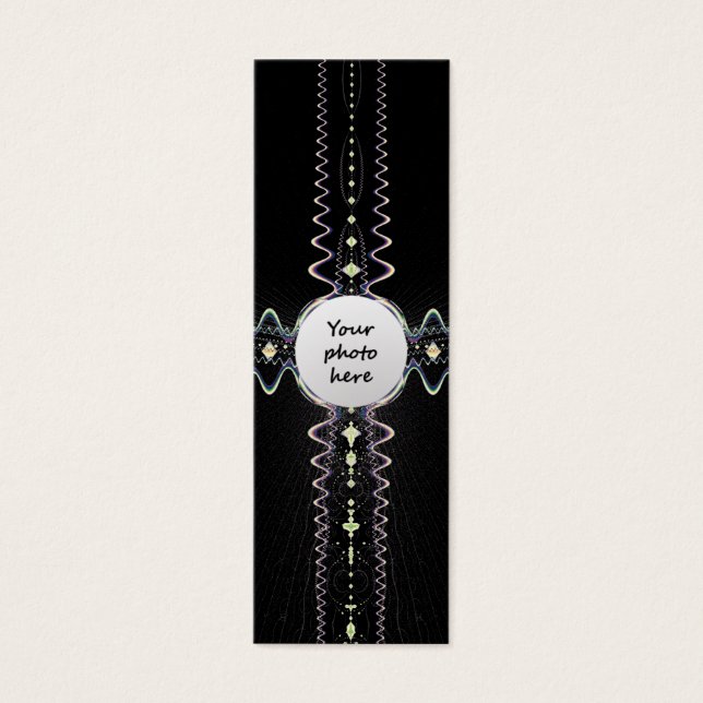 Aangepast Bladwijzer voor ruimte Mini Visitekaartjes (Voorkant)