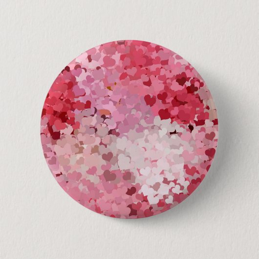 Aangepast blanco Sjabloon Abstract roze rood Paars Ronde Button 5,7 Cm (Voorkant)