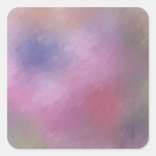 Aangepast blanco Sjabloon Moderne Abstracte Art Ro Vierkante Sticker