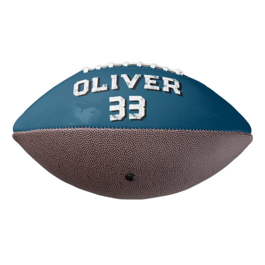 Aangepast blauw afspeelnummer Fototoetsenbord American Football (Gedraaid 270)