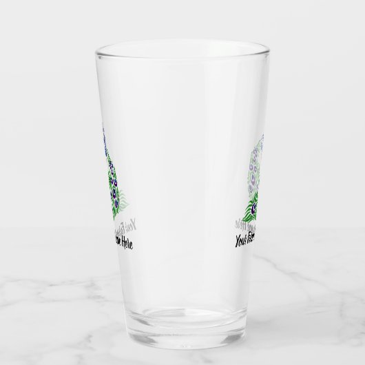 Aangepast blauw Boerderij Glas (Rechts)