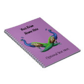 Aangepast blauw Boerderij Paars Notitieboek (Rechterzijde)