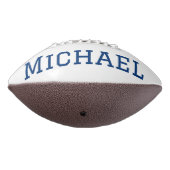 Aangepast blauw en wit american football (Gedraaid 270)