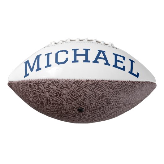 Aangepast blauw en wit american football (Gedraaid 270)