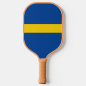 Aangepast blauw gele pickleball Fantasiatisch Pickleball Paddle (Achterkant)