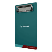 Aangepast Blauw Maroon Mini Klembord (Angled2)