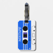Aangepast blauw meng-Bagagelabel Bagagelabel (Achterkant verticaal)