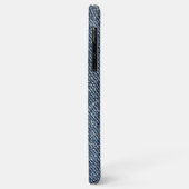 Aangepast blauw mintgroen mozaïek bloemmotief Case-Mate iPhone case (Achterkant/links)