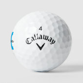 aangepast blauw monogram (teken je golfballen) golfballen (Logo)