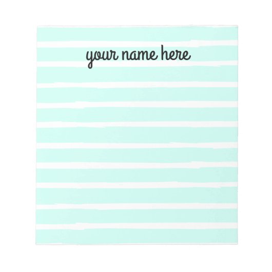 Aangepast blauw Notitieblok (Voorkant)