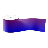 Aangepast blauw ombre grosgrain lint (Spoel)