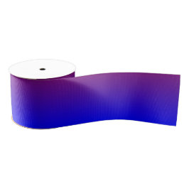 Aangepast blauw ombre grosgrain lint