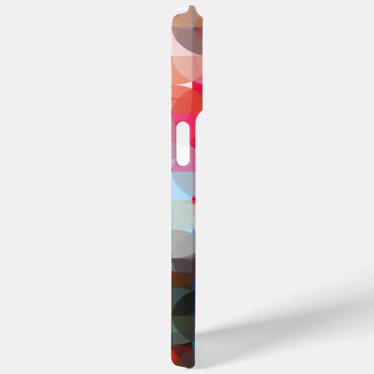 Aangepast blauw Oranje roze Paars kunstpatroon Case-Mate iPhone Case (Achterkant / Rechts)