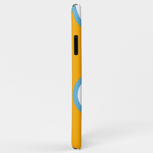 Aangepast blauw Oranje roze roodroze patroon Case-Mate iPhone Case (Achterkant/rechts)