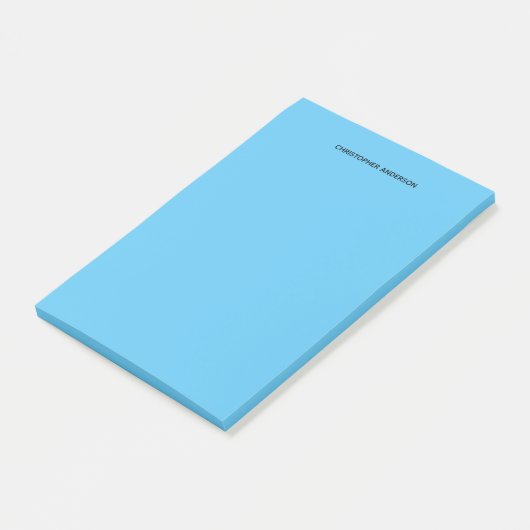 Aangepast blauw post-it® notes (Schuin)