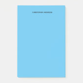 Aangepast blauw post-it® notes (Voorkant)