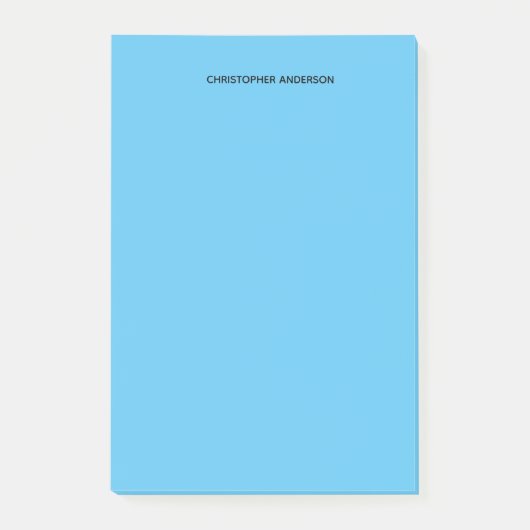 Aangepast blauw post-it® notes (Voorkant)