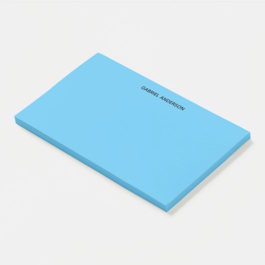 Aangepast blauw post-it® notes (Schuin)