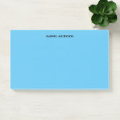 Aangepast blauw post-it® notes (Kantoor)