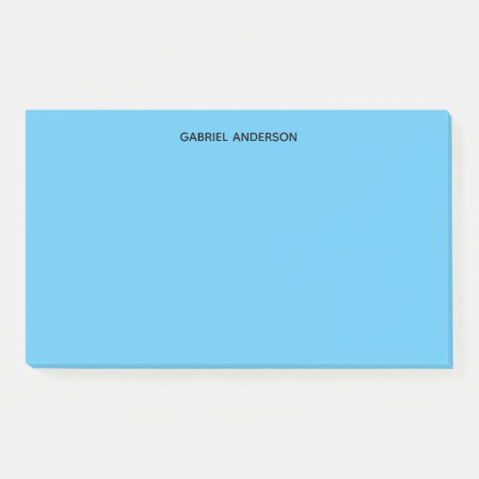 Aangepast blauw post-it® notes (Voorkant)