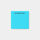 Aangepast blauw post-it® notes (Voorkant)