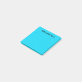 Aangepast blauw post-it® notes (Schuin)