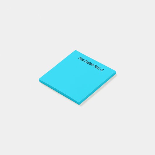 Aangepast blauw post-it® notes (Schuin)