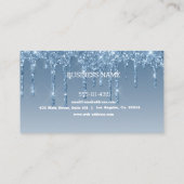 Aangepast blauw uiteinde visitekaartje (Achterkant)