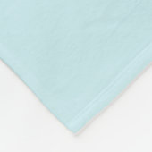 Aangepast blauw vogeltday Boy Chick Fleece Blanket Deken (Hoek)