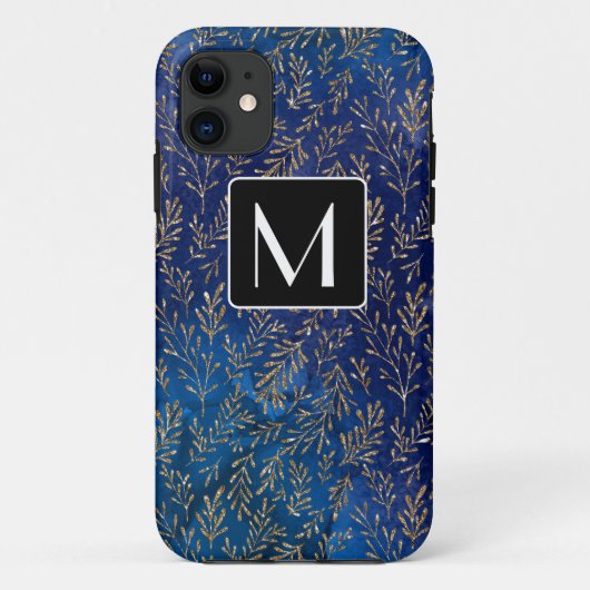 Aangepast blauw Zeemeermin Case-Mate iPhone Case (Achterkant)