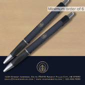 Aangepast Blauwe Gouden Logo Pen