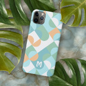 Aangepast, Blauwgroen blauw, groen patroon voor he Case-Mate iPhone Case