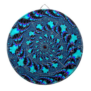 Aangepast Blauwgroen whirlpoolspiral dartboard Dartbord