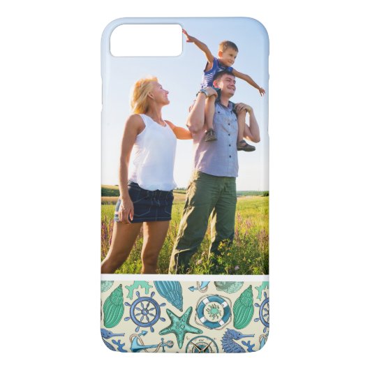 Aangepast Blauwgroen Zee dierentuin Case-Mate iPhone Case (Achterkant)